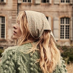 DÔEN Penny Bandana ~ Mustard California Wildfloral